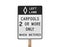 Carpool Sign Isolated