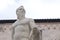 Carrara, Tuscany: close-up detail of the Neptune sculpture in Duomo square made by the world famous sculptor Baccio Bandinelli