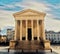The carre temple of Nimes, a roman monument aged 2000 years old, Nimes, Occitanie, France