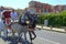 Carriage rides on street,Sozopol Bulgaria