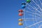 Carriages of Ferris wheel horizontal