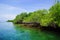 Carribean landscape on Isla Grande, Rosario Archipelago