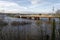 Carrington Bridge in flood