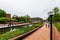 Carroll Creek Promenade Park in Federick, Maryland