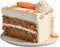 Carrot cake, Close-up of delicious-looking carrot cake.