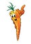 Carrot cartoon character