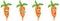 Carrot. Food Emoji Emoticon collection