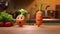 Carrot Friends: Talking Vegetables In A Pixar-style Kitchen