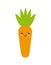 Carrot fruit icon