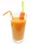 Carrot healthy vegetable juice