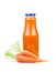 Carrot juice bottle