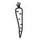 Carrot linear icon