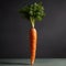 Carrot Portrait A Whimsical and Colorful Delight
