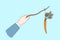 Carrot and stick Reward and punishment concept