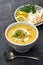 Carrot tahini soup