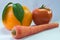 Carrot tomato orange red food vegetable ripe organic