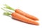 Carrot vegetable on white