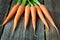 Carrots bunch of fresh organic vegetarian food on