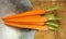 Carrots in Colander