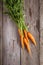 Carrots on old boards