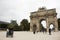 Carrousel Arc de Triomphe or Arc de Triomphe du Carrousel near Musee du Louvre in Paris, France