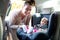 - Carrying your baby around in infant car seat