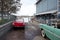 Cars at the amphicar boat launch