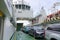 Cars on board a car ferry