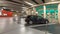 Cars in Circular Underground parking garage