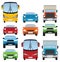 Cars collection (front view)