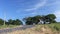 Cars on a country highway timelapse