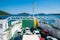 Cars on ferry sailing in Adriatic Sea, Croatia