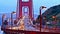 Cars on Golden Gate bridge