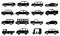 Cars icons set