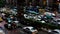 Cars on the Imbi Street in Kuala Lumpur having a traffic jam after office hour
