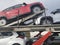 Cars loaded on a car carrier truck