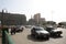 Cars, Mogamma building in tahrir downtown Cairo Egypt