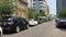 Cars parking on street in Saigon