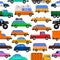 Cars Seamless Pattern