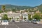 Cars waiting for boarding in Bastia ferry port. Corsica, France