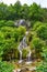 Carsa waterfall in Romania Cheile Nerei