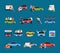 Carsharing Icons Set