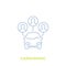 Carsharing vector icon on white, linear style