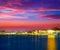 Cartagena Murcia port skyline in Spain