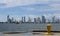 Cartagena skyline from container port