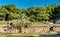 The Carthage Amphitheater, an acient Roman amphitheater in Tunis, Tunisia