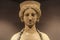 Carthaginian goddess Tanit. Bust garnished with jewelry