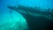 Carthaginian II shipwreck in 97 feet of water in the Pacific Ocean half a mile offshore of Puamana Beach Park in Maui, Hawaii.