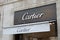 Cartier logo brand and store sign text front wall entrance luxury Retail boutique jewellery