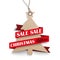 Carton Hanging Christmas Tree Price Sticker Ribbon